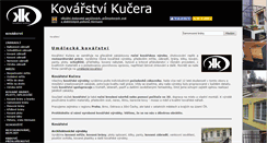 Desktop Screenshot of kovarstvikucera.cz