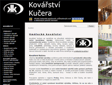 Tablet Screenshot of kovarstvikucera.cz